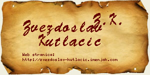 Zvezdoslav Kutlačić vizit kartica
